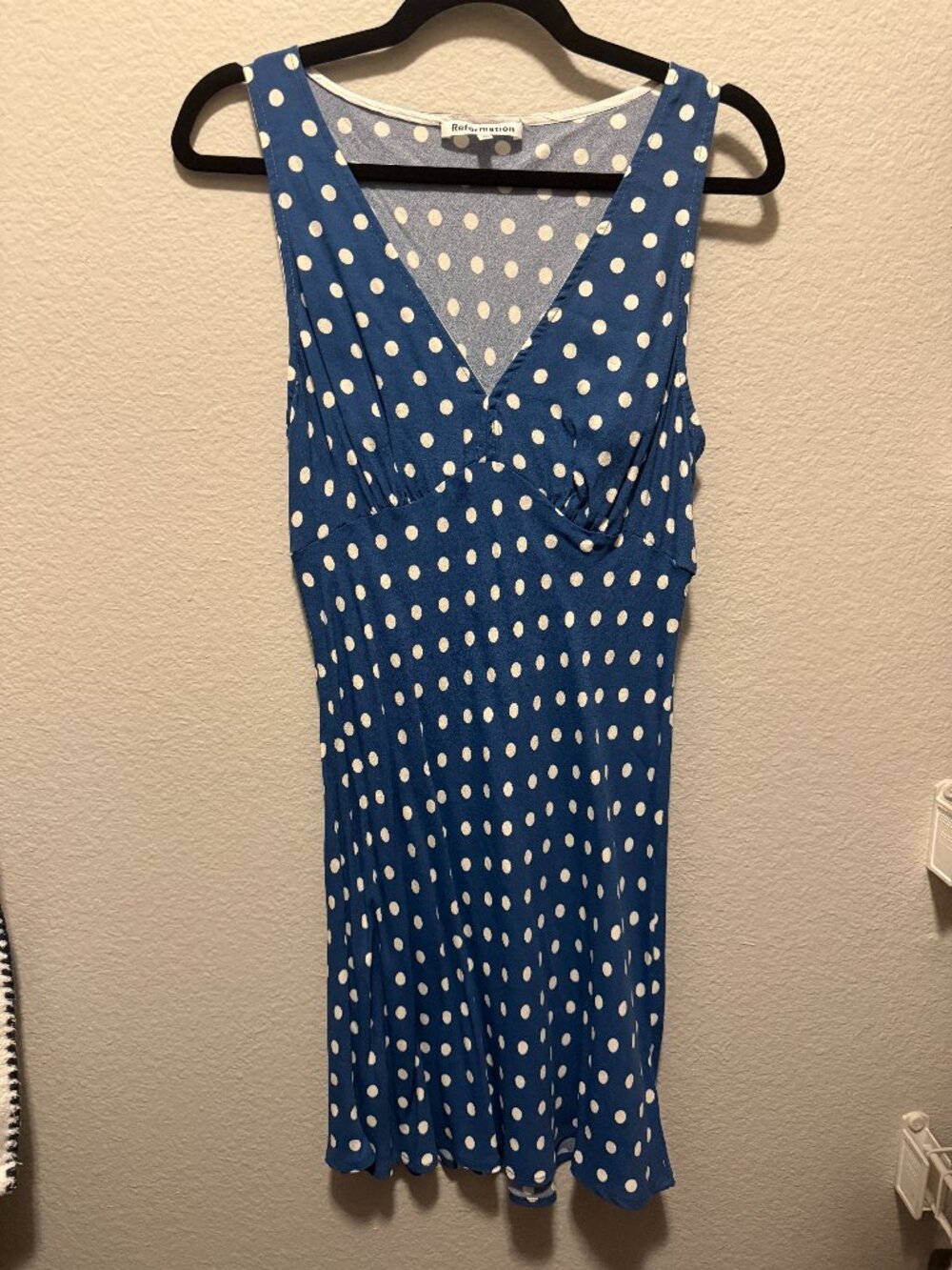 Reformation Calix Dress Blue - Size M